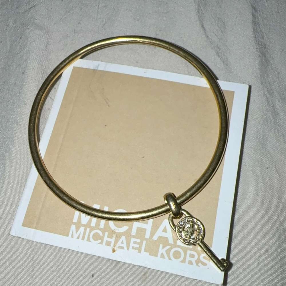 Michael Kors Gold Charm Bangle